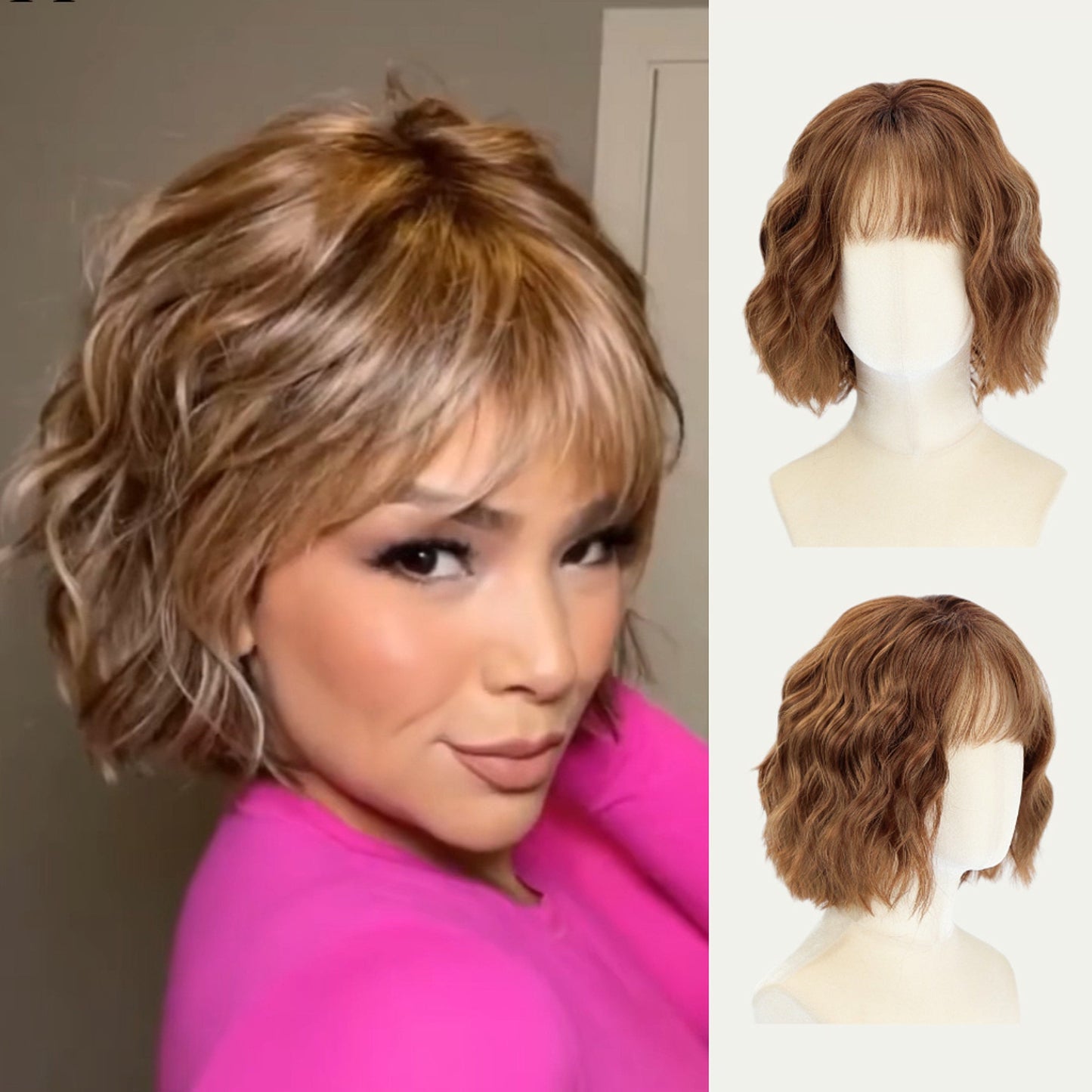 🔥 Last Day:90% Off 🔥 Gorgeous Wave Bob Elegant Wig