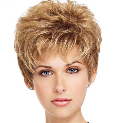 🔥 Breathable Short Hair Topper For Women - Effortless Beauty, Instantly