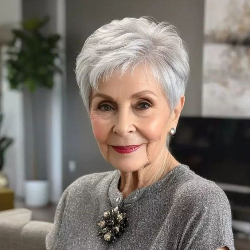 🔥 Breathable Short Hair Topper For Women - Effortless Beauty, Instantly