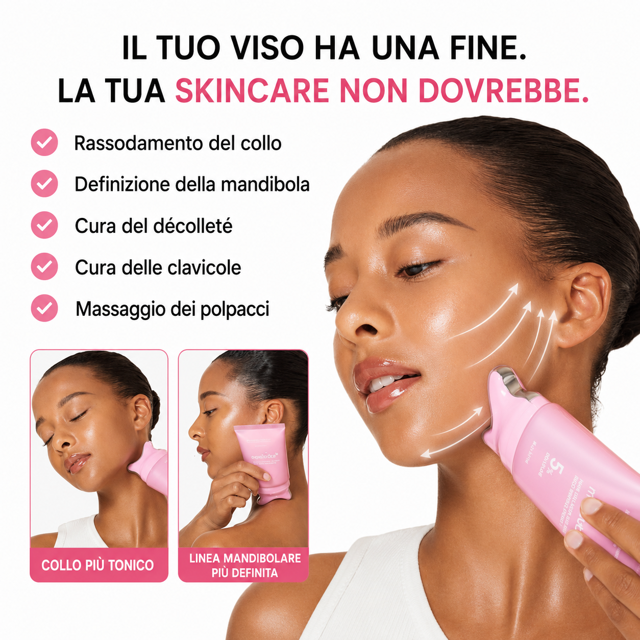 Crema Collo Ultra Rassodante al PDRN e 5%Volufilina di ClinSkin