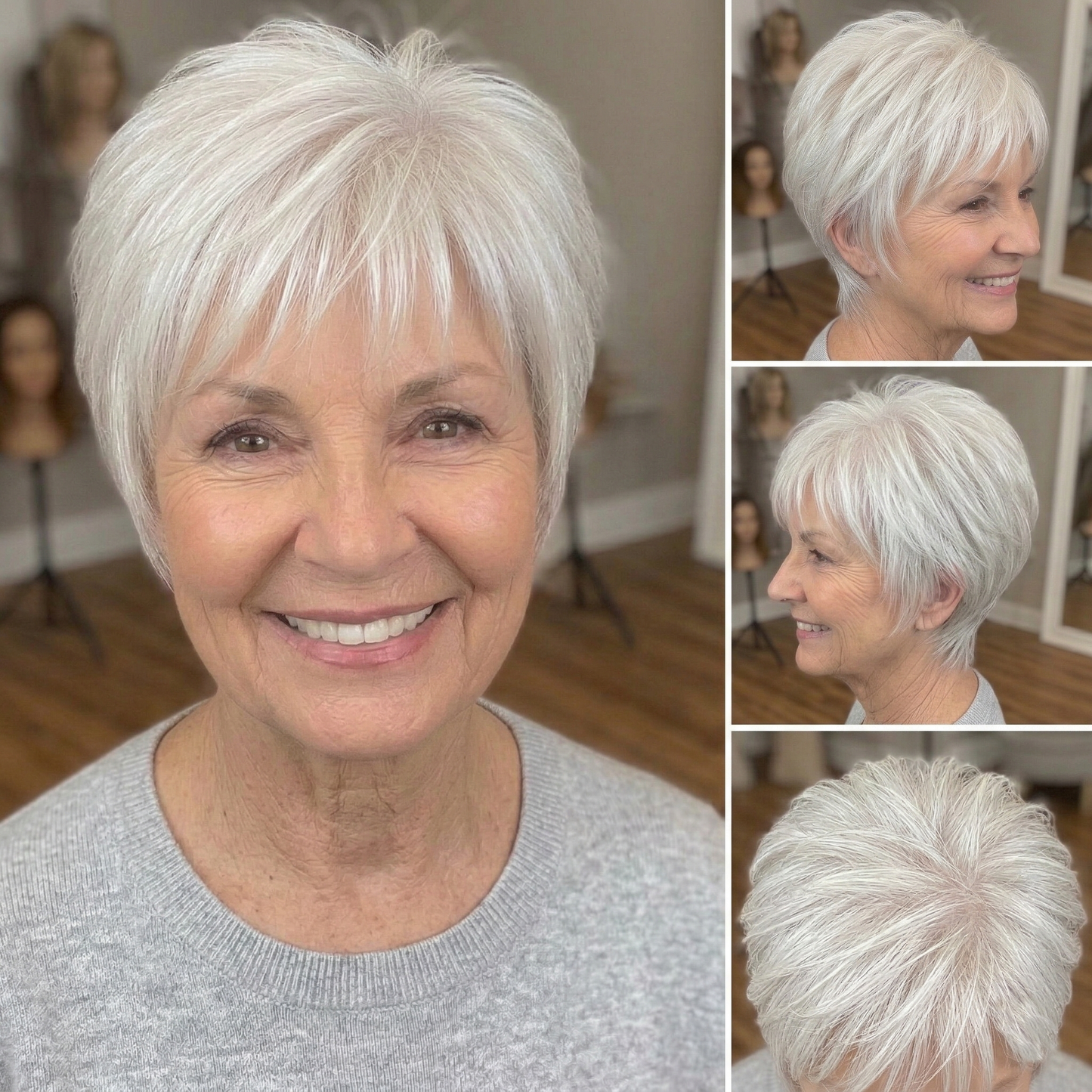🔥 Breathable Short Hair Topper For Women - Effortless Beauty, Instantly