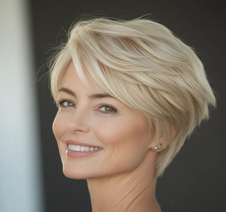 🔥 Breathable Short Hair Topper For Women - Effortless Beauty, Instantly