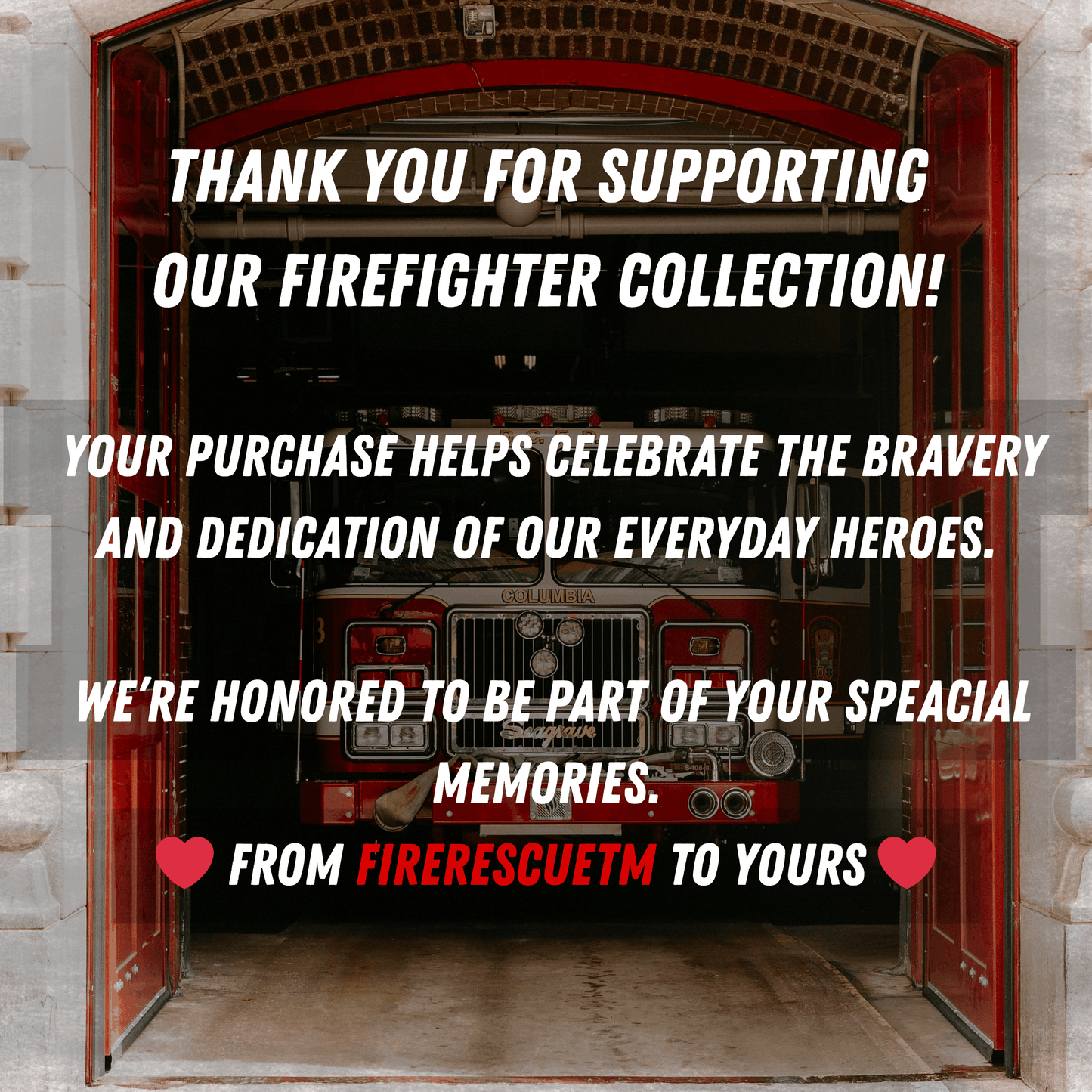 Firefighter Resin Lamp - Fire Department Epoxy Night Light, First Responder Desk Decor