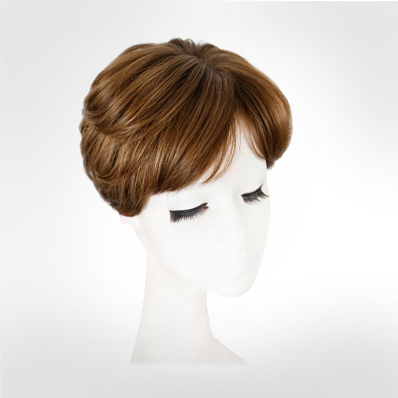 🔥 Breathable Short Hair Topper For Women - Effortless Beauty, Instantly